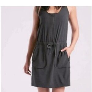 Athleta Black Savannah Strap Active Mini Dress, Size XS, NWT